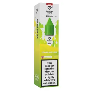 Lemon & Lime Nic Salt E-Liquid by Crystal Clear Bar Salts 10ml